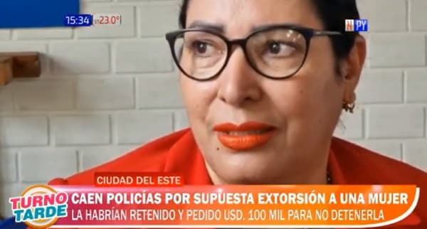Mujer denuncia extorsión de policías en Ciudad del Este