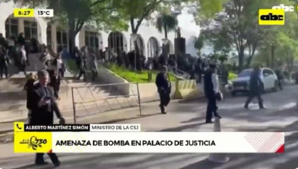 Evacuan Palacio de Justicia por amenaza de bomba