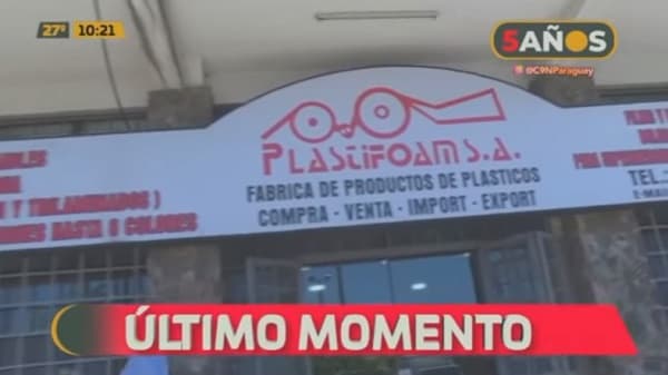Delincuentes se llevan G. 200 millones de fábrica en San Lorenzo