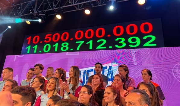 Teletón supera la meta y recauda más de G. 11.000 millones