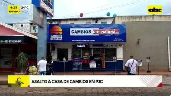 Reportan asalto en casa de cambios de Pedro Juan