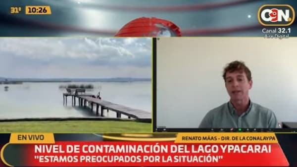 El lago Ypacaraí continuará inhabilitado para el baño por contaminación, confirman