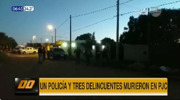 Tres hombres caen abatidos en Pedro Juan tras muerte de policía