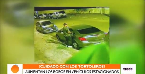 Captan a “tortolero” en pleno robo