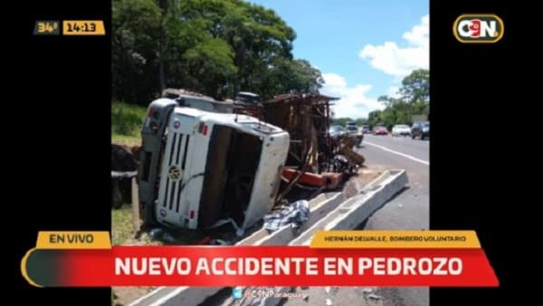 Dos heridos deja un nuevo accidente en Pedrozo