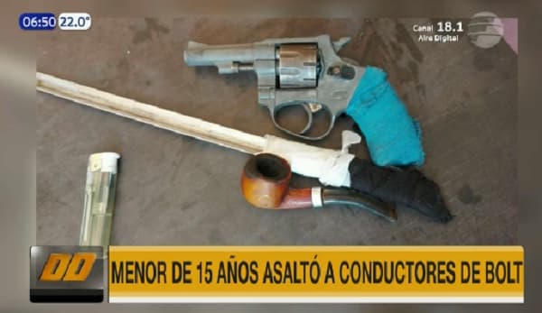 Detienen a adolescente por asaltos a conductores de plataformas