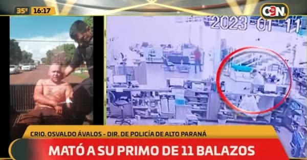 Hombre mata a su primo con más de 11 balazos, reportan