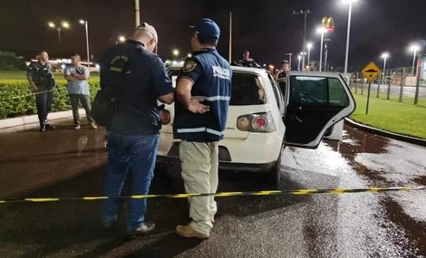 Sicarios matan a un hombre frente a un shopping en Pedro Juan