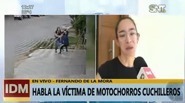 Víctima relata ataque de motochorros en Fernando