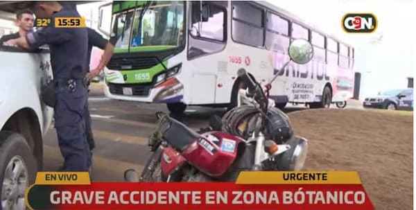 Accidente de tránsito en zona del Botánico deja dos heridos graves
