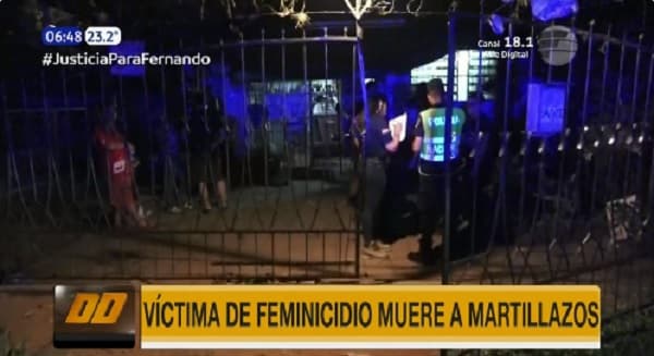 Asesinan a martillazos a una mujer en Luque