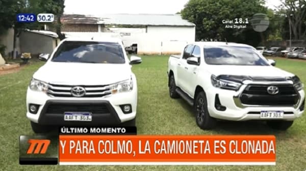 Aparece propietario de matrícula de camioneta utilizada por funcionaria