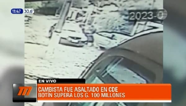 Delincuentes roban G. 100 millones a cambista en Ciudad del Este