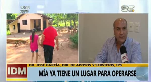 Cirugía de Mía se realizará en IPS luego del resultado de sus estudios