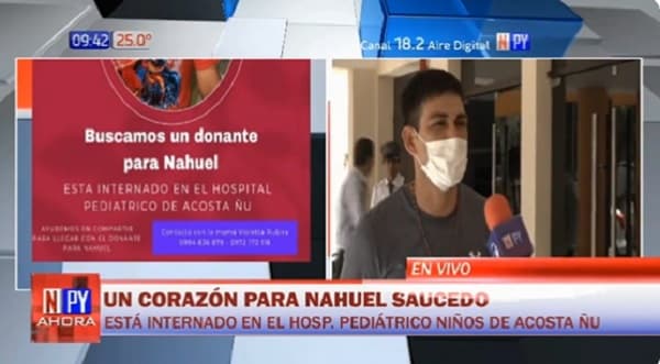 Padres claman por un corazón para el pequeño Nahuel