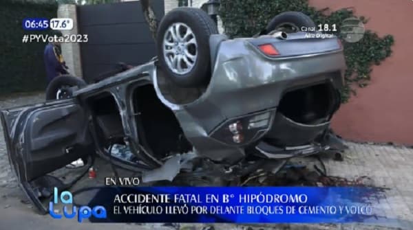 Reportan accidente fatal en el barrio San Pablo de Asunción