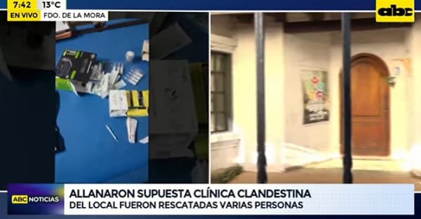 Allanan clínica clandestina y detienen a propietaria por tratar a personas adictas