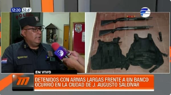 Detienen a sujetos con armas largas frente a un banco de J. A. Saldívar