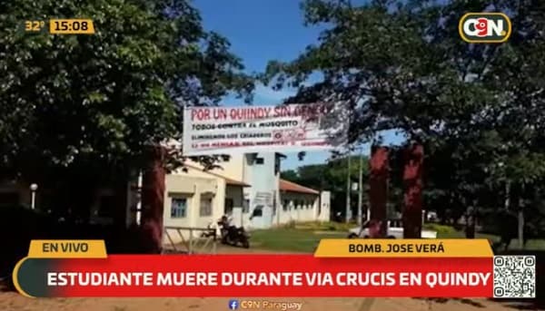 Estudiante de 15 años fallece en medio de Vía Crucis realizado en colegio de Quiindy