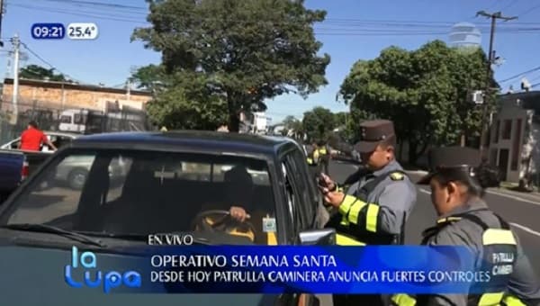 Caminera multará a conductores con documentos vencidos en Semana Santa