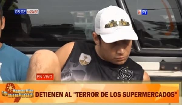 Detienen al “terror de los supermercados” en Fernando de la Mora