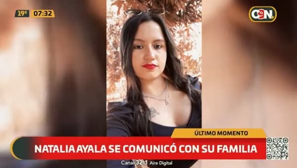 Joven desaparecida dice estar bien, pero teme por su vida, según la hermana