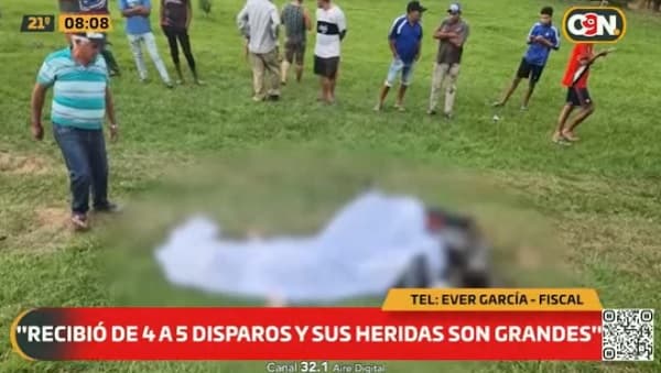 Asesinan a joven en San Pedro del Paraná