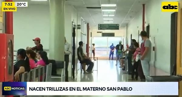 Nacen trillizas en el Hospital San Pablo