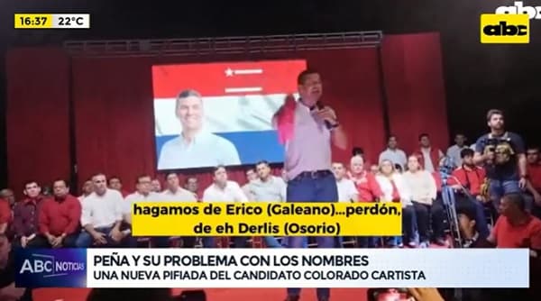 Santi “mete la pata” y confunde a Derlis Osorio con Erico Galeano