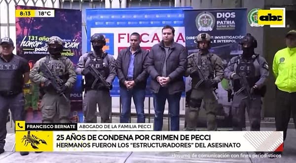 Hermanos condenados por crimen de Pecci no colaboraron con la justicia, según abogado
