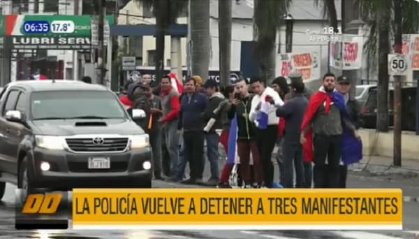 Detienen a otros tres “manifestantes” en inmediaciones del TSJE