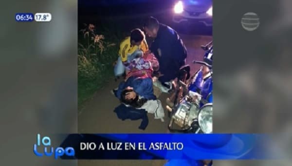 Mujer da a luz al costado del camino en Coronel Oviedo