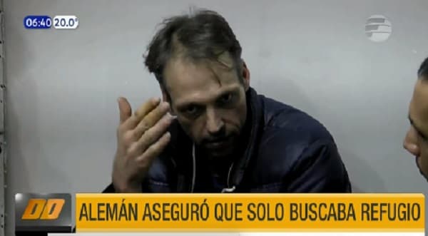 Alemán asegura que está amenazado y solo busca asilo en los EE.UU.