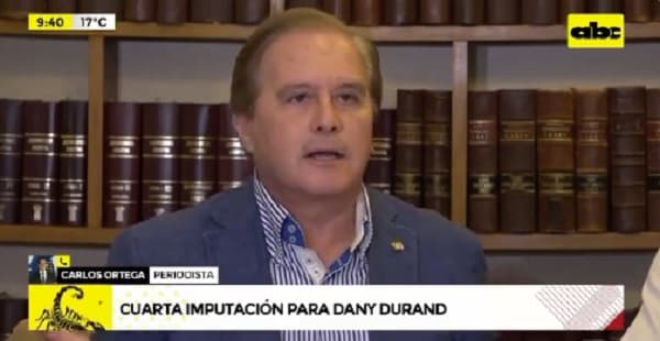 Caso Mocipar: Cuarta imputación contra Dany Durand