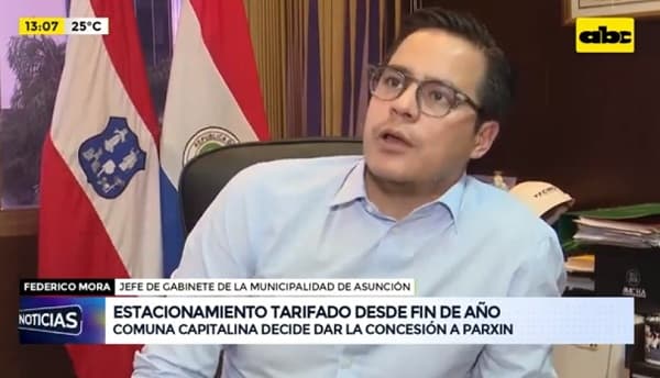 Estacionamiento tarifado en Asunción regirá antes de fin de año, estiman