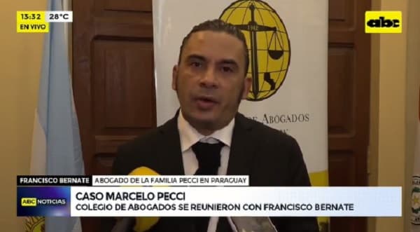 Abogado pide ayuda para que familia Pecci no viaje a Colombia y presencie juicio