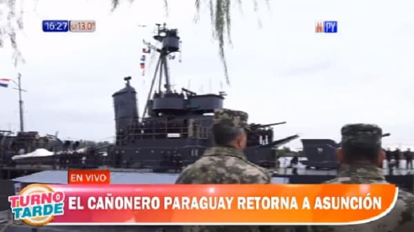 Cañonero Paraguay regresa a Asunción tras realizar labor humanitaria en San Pedro