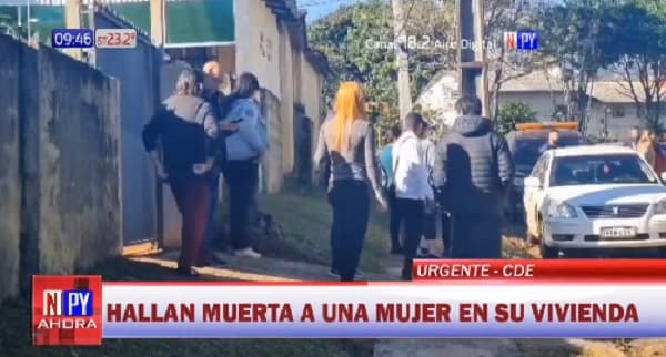Hallan muerta a una mujer en su casa en Ciudad del Este