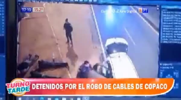 Detienen a tres sospechosos de robar cables de Copaco en Capiatá