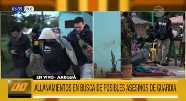 Detienen a sospechosos del crimen de guardia de seguridad