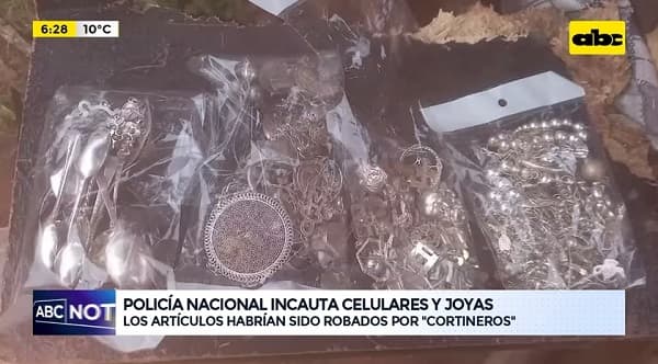 Hallan joyas y celulares: Se sospecha que forma parte de botín de “cortineros”