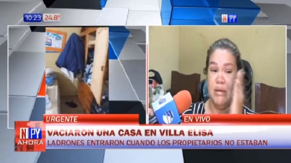 Delincuentes se alzan con G. 40 millones de vivienda en Villa Elisa