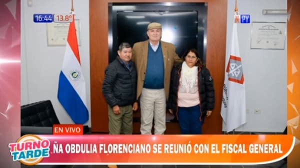 Madre de Edelio se reúne con Rolón y recibe compromiso de trabajo de la Fiscalía