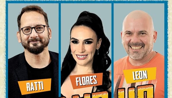 Jorge Ratti, Silvia Flores y Hugo León vuelven con su show de stand up