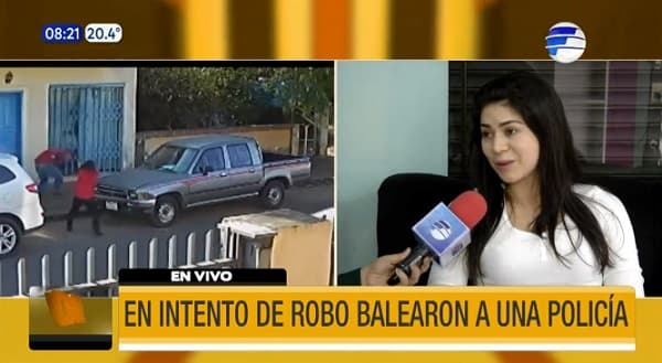 Hieren a la guardaespaldas de la viuda de Pecci en intento de asalto