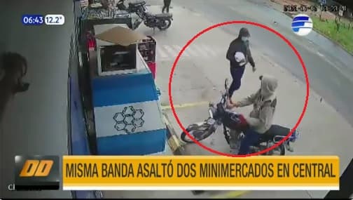Delincuentes asaltan dos minimercados en la misma jornada en Central