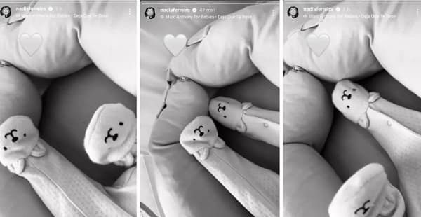 Nadia Ferreira publica primer video de su bebé
