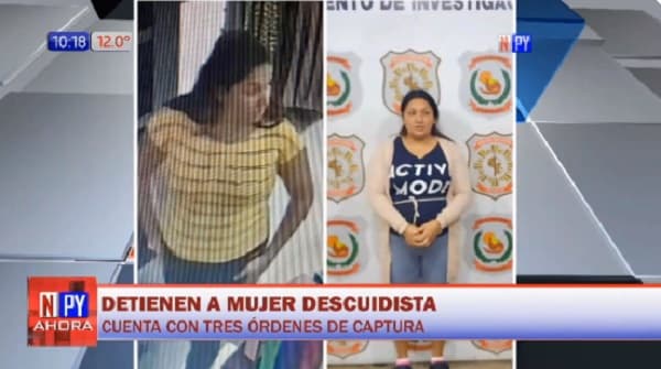 Capturan a sospechosa de robar perfumes por valor de G. 10 millones