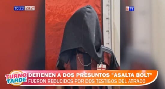Testigos persiguen y detienen a “asalta bolt” en Mariano