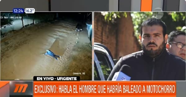 Caso motochorro muerto: Víctima de robo dice que disparo fue accidental
